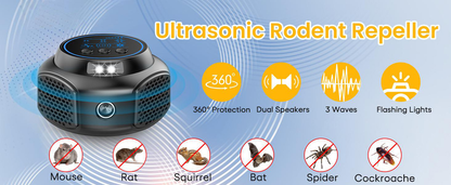 Répulsif à ultrasons professionnel contre les nuisibles