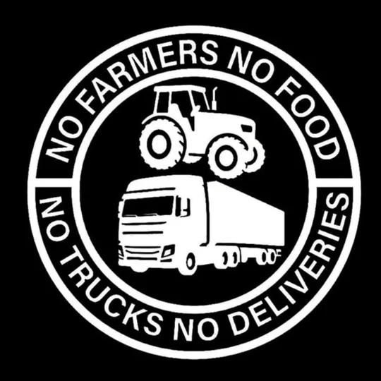 Stickers vinyles "Pas de paysan, pas de nourriture" : 2 achetés, 2 offerts !