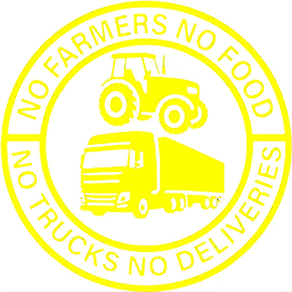 Stickers vinyles "Pas de paysan, pas de nourriture" : 2 achetés, 2 offerts !