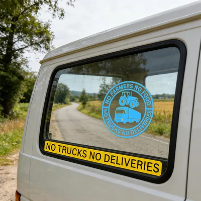 Stickers vinyles "Pas de paysan, pas de nourriture" : 2 achetés, 2 offerts !