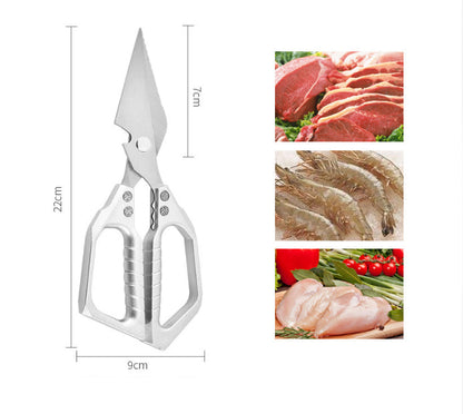 Ciseaux à volaille de cuisine puissants et multifonctions – Ciseaux de cuisine robustes pour viande et os