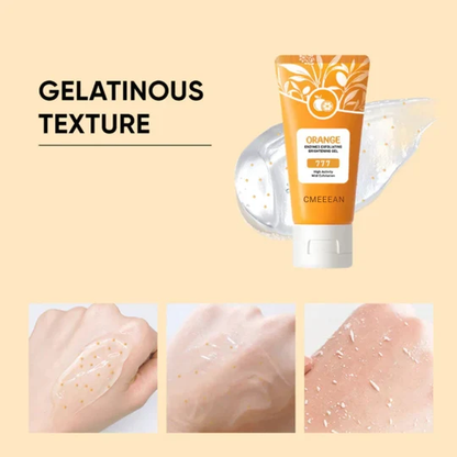 🍊 Offre limitée : 1 ACHETÉ + 1 OFFERT ! Gel exfoliant à l'orange – Élimine en douceur les cellules mortes ✨