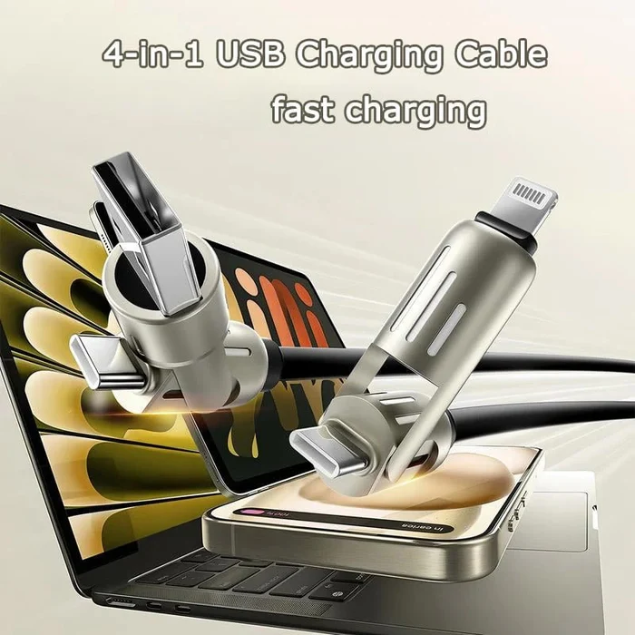 Câble de charge rapide USB 4-en-1