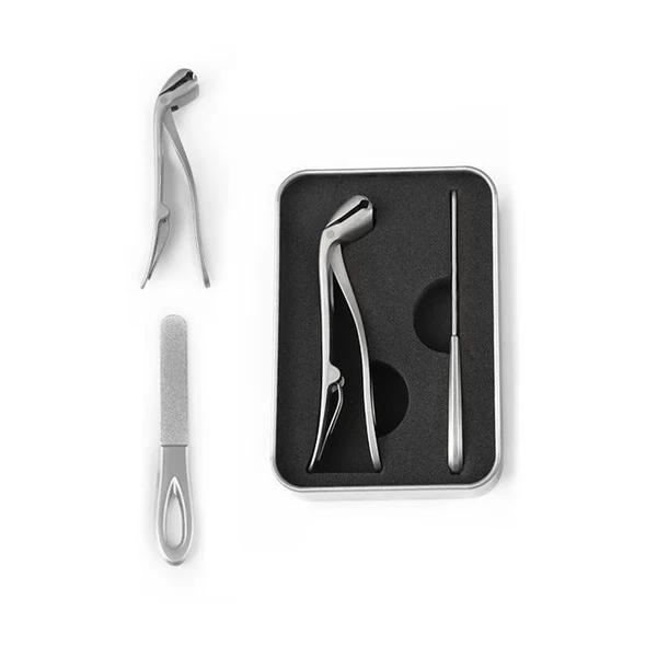 Coupe-ongles en acier inoxydable à large ouverture – Coupe facile et précise des ongles de pieds
