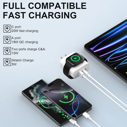 Chargeur mural 3-en-1