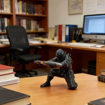 Porte-stylo ninja pour bureau