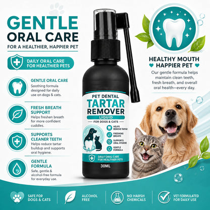 Spray doux de soins dentaires pour animaux de compagnie
