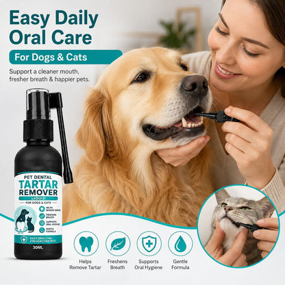 Spray doux de soins dentaires pour animaux de compagnie