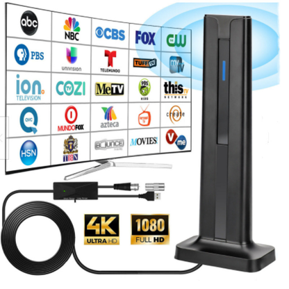 Antenne TV HD intérieure 4K / 1080P