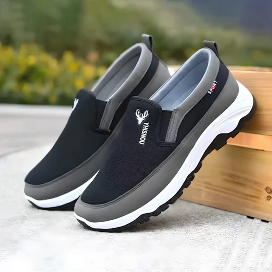 Chaussures bateau classiques et légères pour hommes – Mocassins slip-on décontractés et confortables