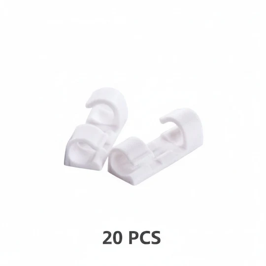 Clips pour câbles auto-adhésifs – Range-câbles pratique et facile pour bureau et maison