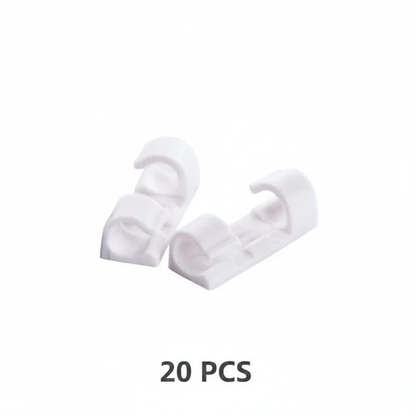 Clips pour câbles auto-adhésifs – Range-câbles pratique et facile pour bureau et maison