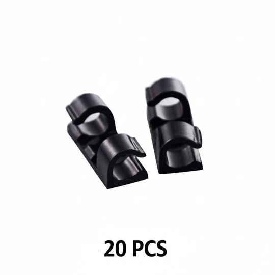Clips pour câbles auto-adhésifs – Range-câbles pratique et facile pour bureau et maison