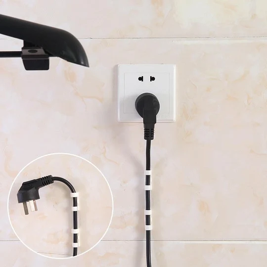 Clips pour câbles auto-adhésifs – Range-câbles pratique et facile pour bureau et maison