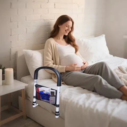 Poignée d'appui et barrière de lit – Barre d'appui facile à installer pour un maintien et une mobilité en toute sécurité
