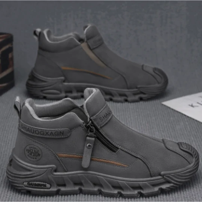 Chaussures de randonnée pour hommes avec fermeture éclair latérale – Chaussures durables pour l'outdoor et le trekking