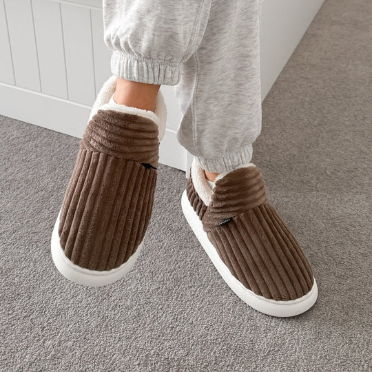 Chaussons d'hiver chauds et confortables unisexes