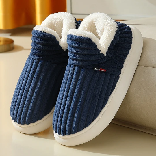 Chaussons d'hiver chauds et confortables unisexes