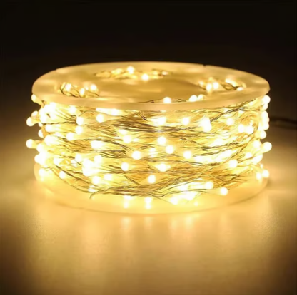 Guirlande lumineuse LED en fil de cuivre effet grappe