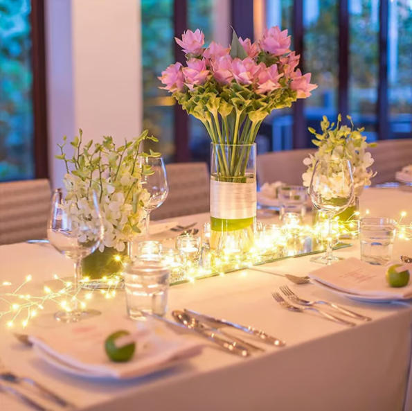 Guirlande lumineuse LED en fil de cuivre effet grappe