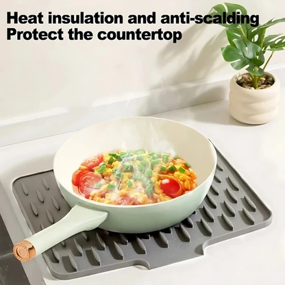 Tapis en silicone multifonctionnel séchant et résistant à la chaleur