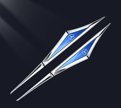 Emblème de voiture universel – Logo de voiture résistant aux intempéries – Badge autocollant pour carrosserie