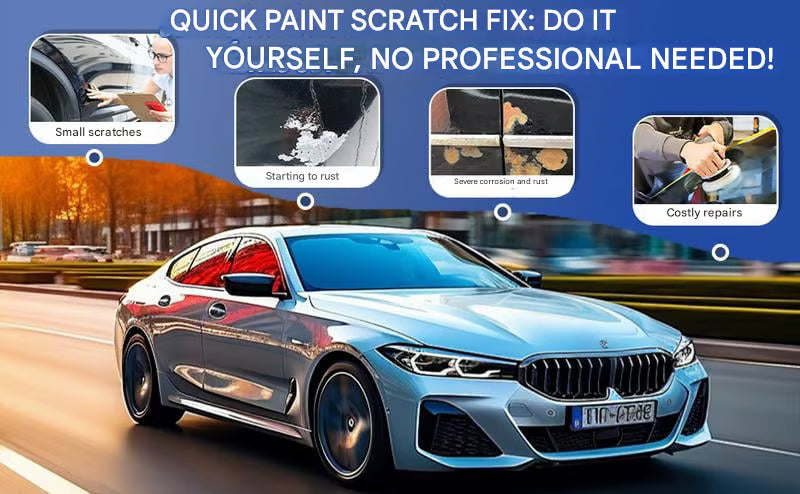 ⏰📢📢 50% DE RÉDUCTION❗️❗️ 🚗 Stylo magique efface-rayures pour voiture – Réparez la peinture et restaurez la brillance 🛠️✨
