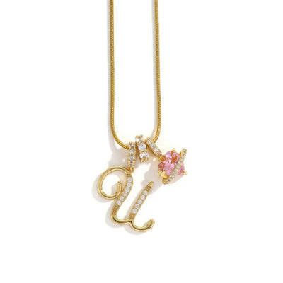 Élégant collier avec pendentif cœur