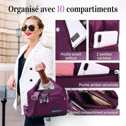 Sac bandoulière élégant de grande capacité