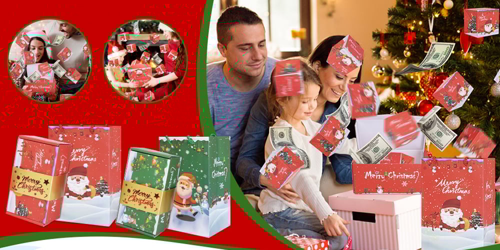 Boîte explosion de Noël