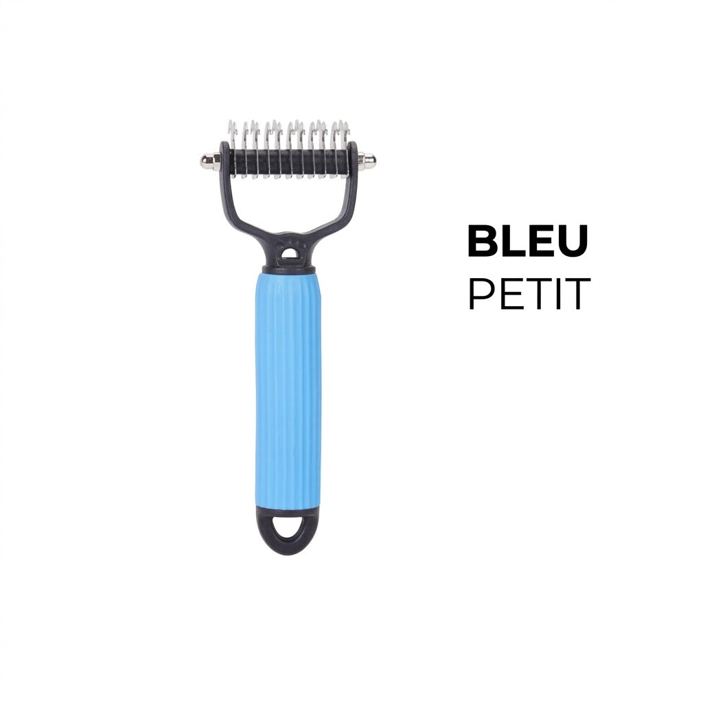 Brosse double face pour animaux pour le soin du pelage