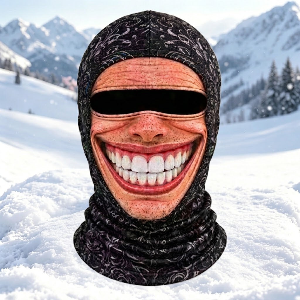 Cagoule de ski amusante et ultra-réaliste