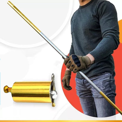 DefenceStick - Bâton de défense télescopique rétractable en métal