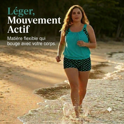 Bikini deux pièces à pois pour femmes