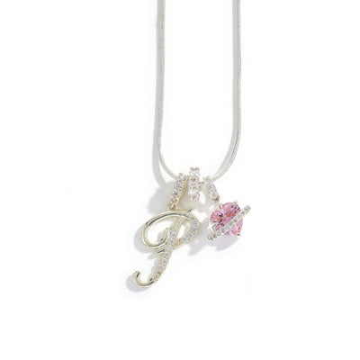 Élégant collier avec pendentif cœur