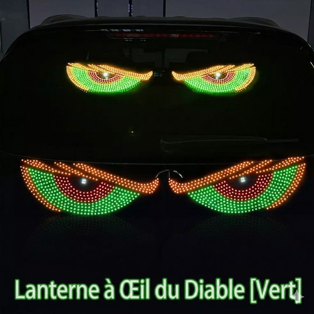 Yeux de Démon LED pour Pare-brise de Voiture