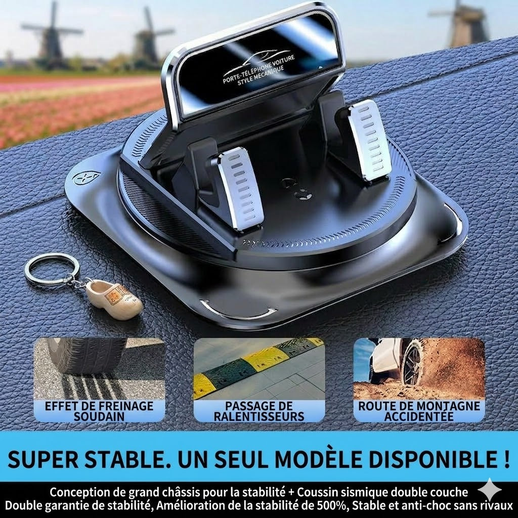 Support de navigation auto rotatif à 360°