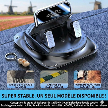 Support de navigation auto rotatif à 360°