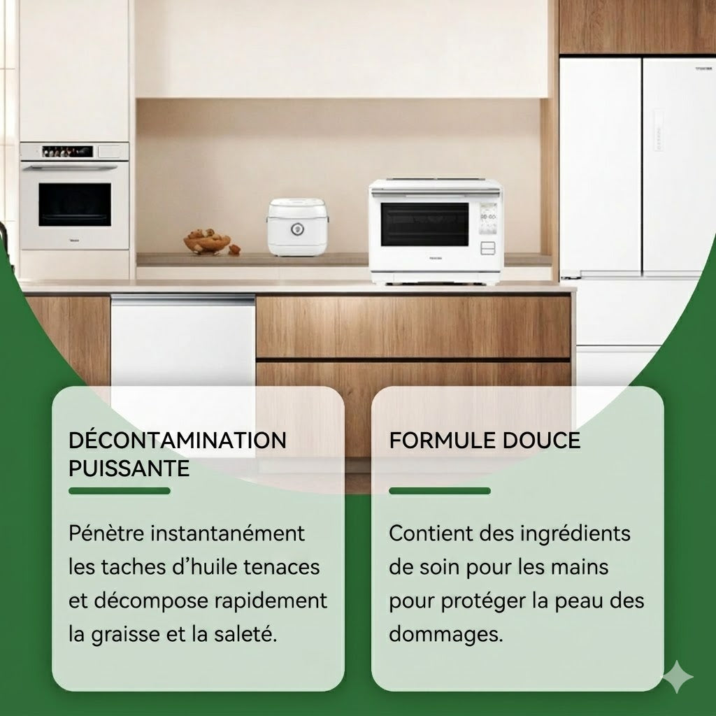 Mousse nettoyante enzymatique multifonctionnelle – Puissant détachant