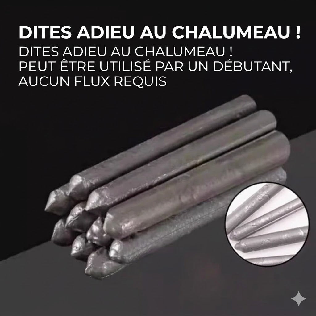 Électrodes de soudage électrique universelles – Lot de 6 pièces