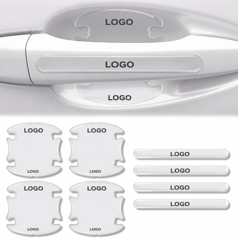 Film de protection anti-rayures pour poignée de porte de voiture – Lot de 8 protections adhésives pour poignées de porte