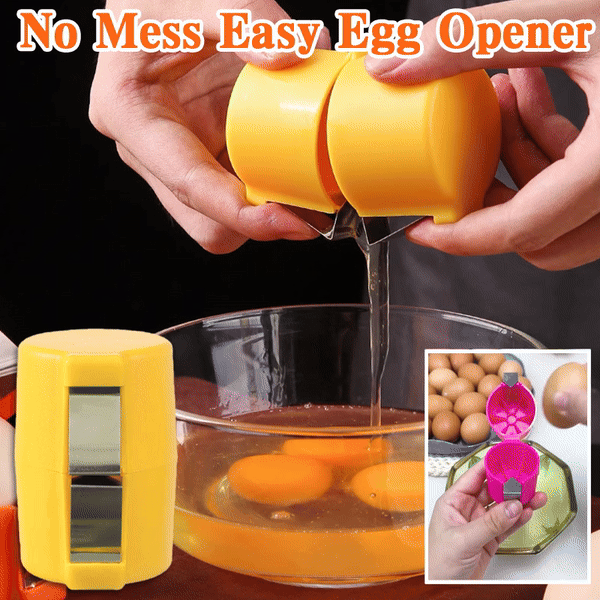 🔥📢📢 OFFRE À DURÉE LIMITÉE❗️❗️ 1 ACHETÉ = 1 OFFERT ! 🍳 Ouvre-œuf rapide – Cassez les œufs plus vite, plus facilement et sans aucun désordre ! 🔥