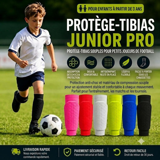 Protège-tibias professionnels pour jeunes