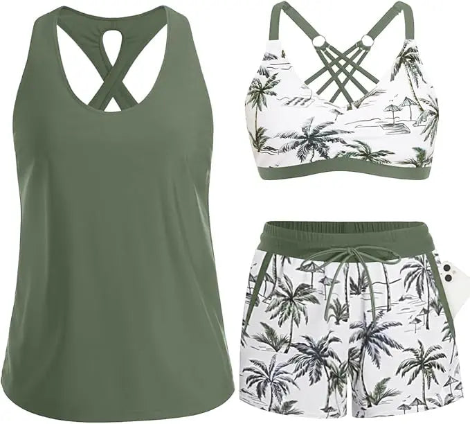 Tankini d'été vibrant
