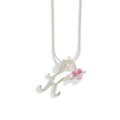 Élégant collier avec pendentif cœur