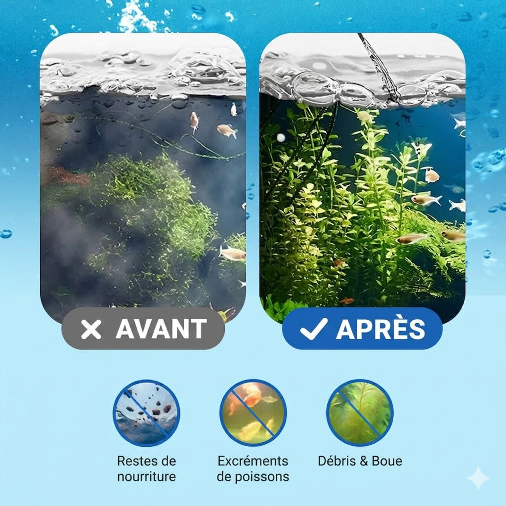 Clarificateur d'eau puissant pour aquarium - 100ml - Contre l'eau trouble