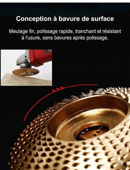 ⚙️ Disques de meulage pour le travail du bois – Coupe rapide, tranchants et durables, adaptés aux meuleuses d'angle