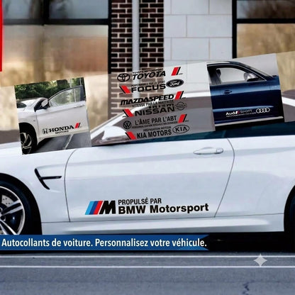 Autocollants personnalisés pour voiture – couvrent parfaitement les rayures