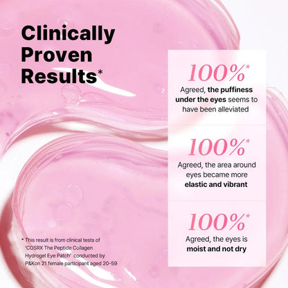 Patchs Yeux Peptides & Collagène contre les Cernes (60 pièces)