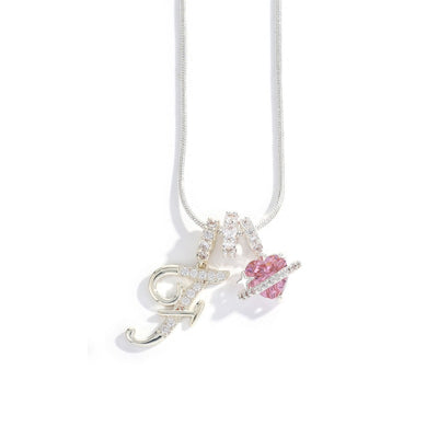 Élégant collier avec pendentif cœur